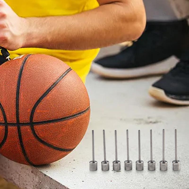 100 PCS Sport Ball Inflating Pump Needle Pump Adapter Basketball Valve Pump Stainless Steel Pump Pin Bicycle Spare Parts