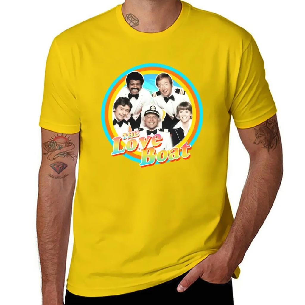 The Love Boat - Retro T-Shirt customizeds kawaii clothes t shirts for graphic