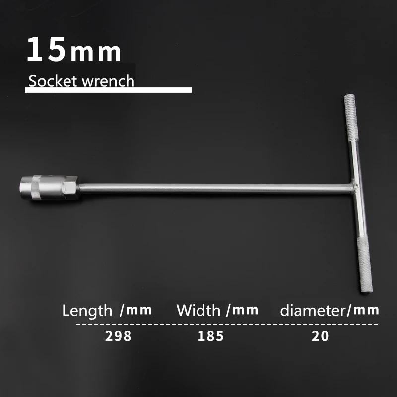 T-type Manual Socket Wrench External Hexagonal Automobile and Motorcycle Repair Wrench Nut Hexagonal T-bar