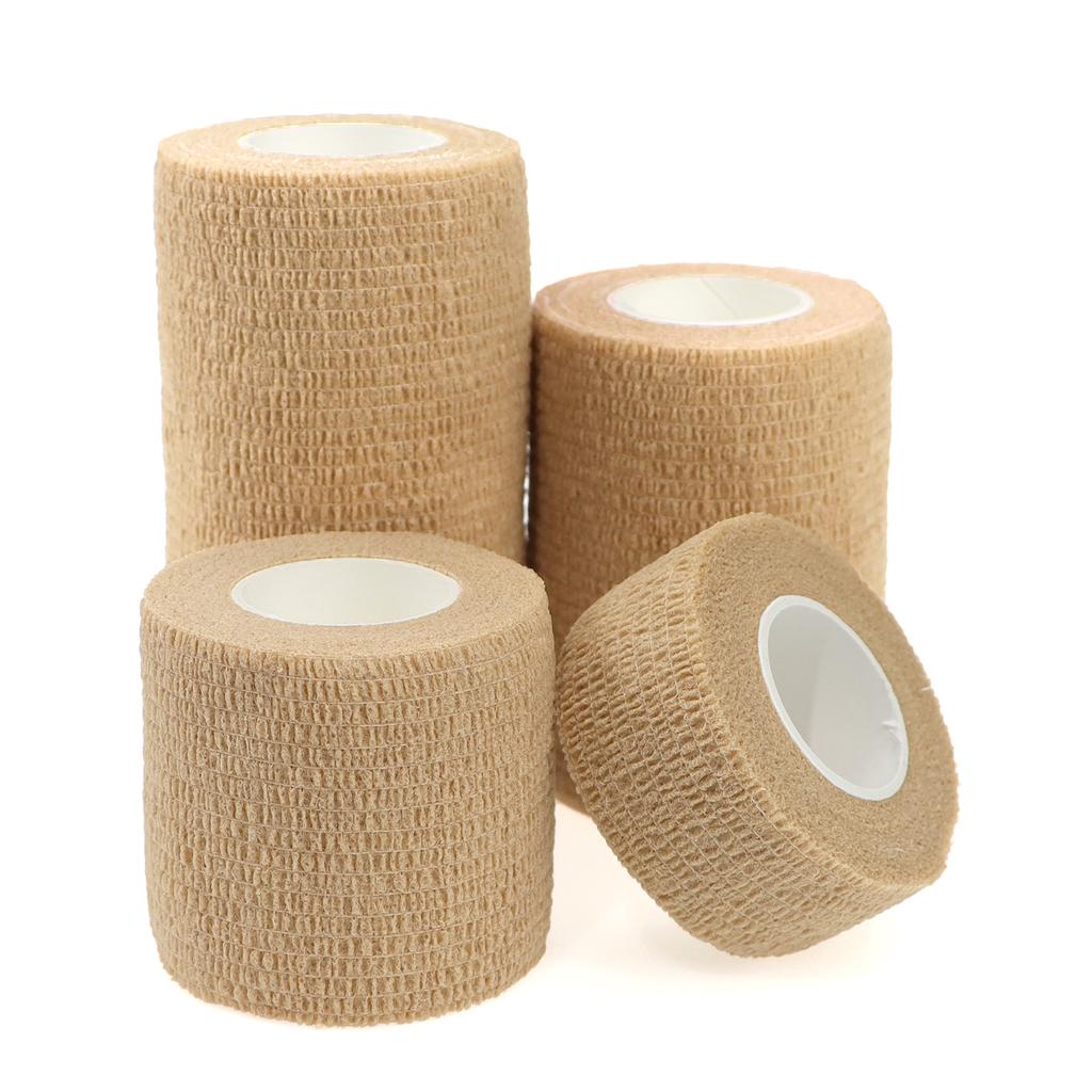 24 Pieces Elastic Bandage Tapes Athletic Tape Elastoplast Sports Recovery Strapping Gym Waterproof Muscle Relief Finger Ankle