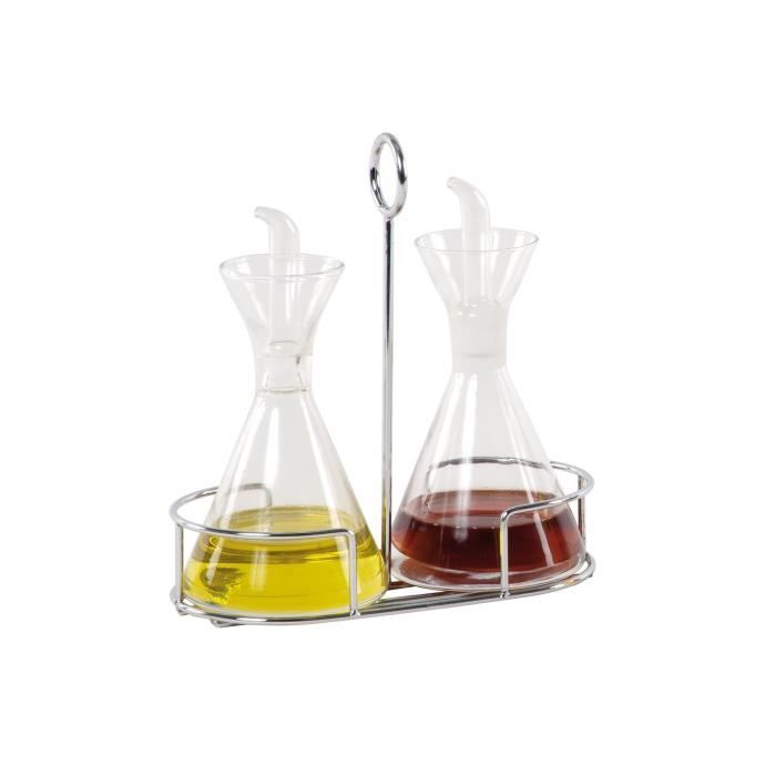 Andrea MS7220 Oil and Vinegar Bottle with Stand