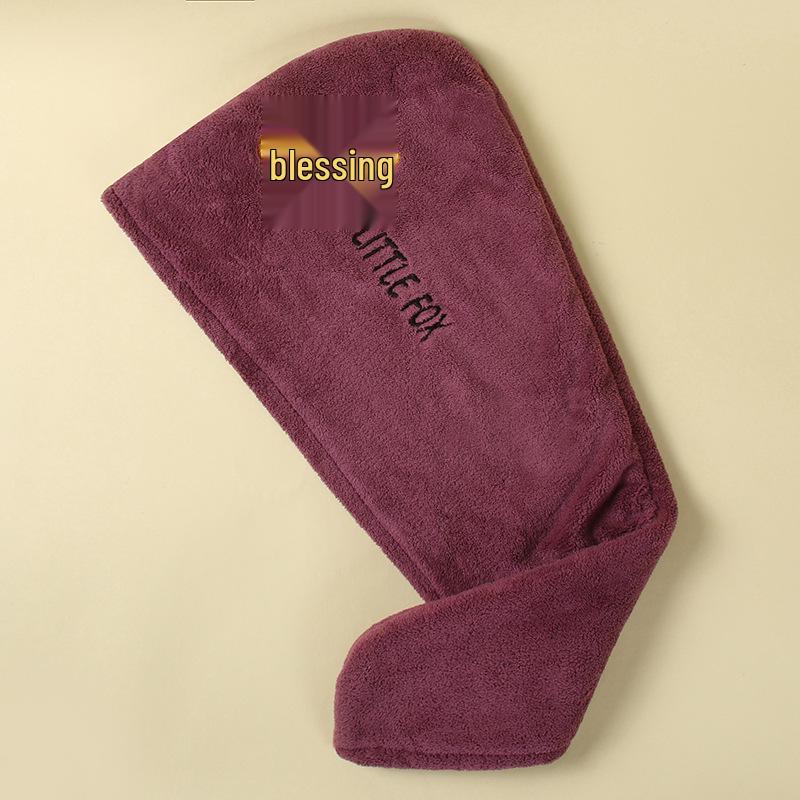 Gorro de Baño para Mujer de Secado Rápido Super Absorbente con Bordado Lindo