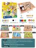 Educational Multifunctional Wooden Board Game Set: Go, Five-in-a-Row, Checkers, and Ludo for Kids