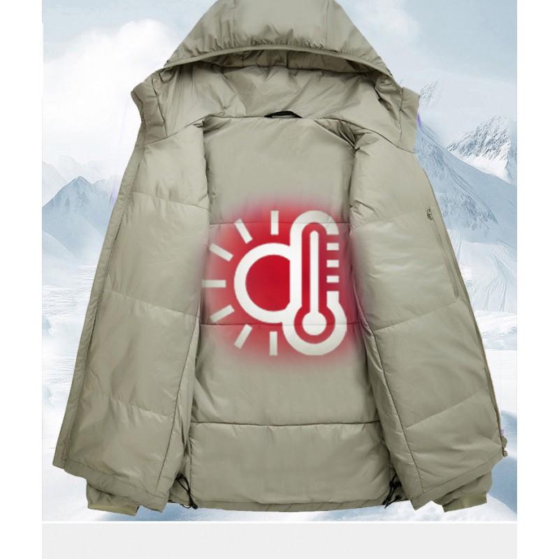 Lightweight Windproof Water-Resistant Hooded Cotton Puffer Jacket Women Fall Winter