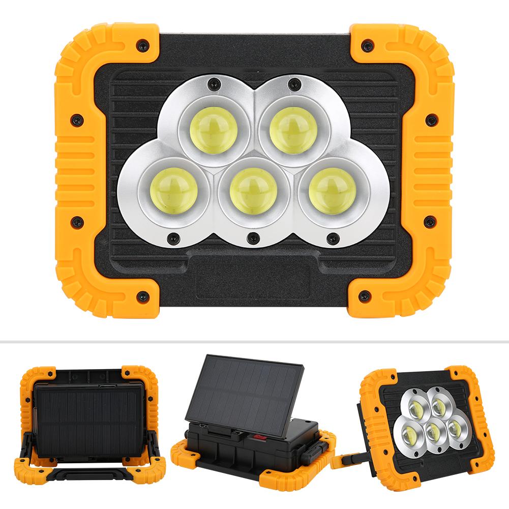 Mini Solar Light  Multi Functional COB Working Lamp Portable Camping Lamp for Outdoor Fishing Repairing Picnic