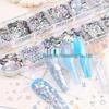 2026 New Ultra-Thin Glitter Nail Art Mix: Irregular Letters & Butterflies Sky Decorations