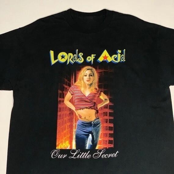Винтажная футболка Lords of Acid Our Little Secret Подарок для фанатов YH144 XXL