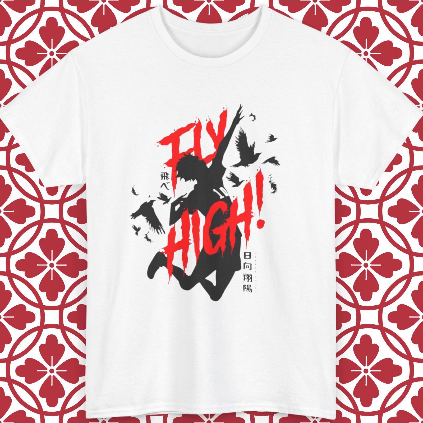 

Haikyuu!! Anime T-Shirt Mens Womens Tees Top Tee Hinata Shouyou Karasuno Manga Gift Unisex All Sizes 4XL