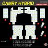 CORSA LED Interior Light Set for Toyota Camry Hybrid Custom Includes Tools and Vehicle Inspection CAMRY AVV50, White, Instructions, Compliant, (Camry
