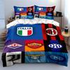 Football Club Logos Grid. Bedding Sets Duvet Cover Sets Duvet Covers Pillowcases(1*Duvet Cover 2*Pillowcases Without Duvet Insert)