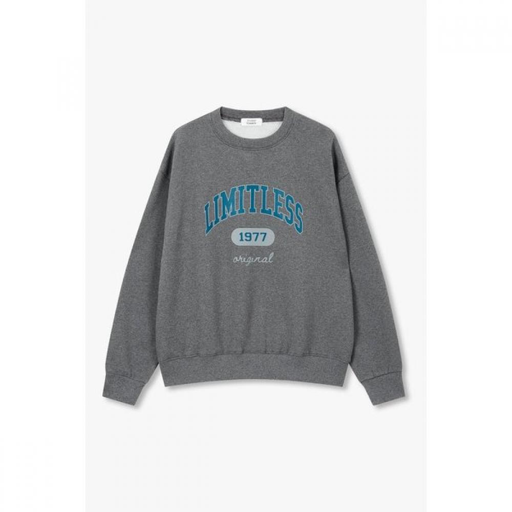 

Studio Tomboy Print Graphic Sweatshirt 9175422987 melange dark gray/OS