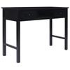 Day and Night - Day and Night Solid Paulownia Wood Desk Black 108x45x76 Cm