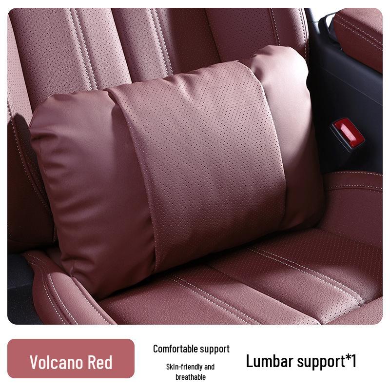 Compatible with 25 Zeekr 001 models: Nappa Leather Headrests, 007GT Lumbar Supports, and 009 Car Seat Backrests