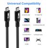 8K@60Hz Fast Charging Line PD 100W Data Cord for Mobile Phone 15 Pro Max Laptop