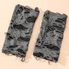 Broken Slit Gloves Sexy Gothic Fingerless Gloves Halloween Gloves Ripped Holes Decor Cosplay Gloves for Adults