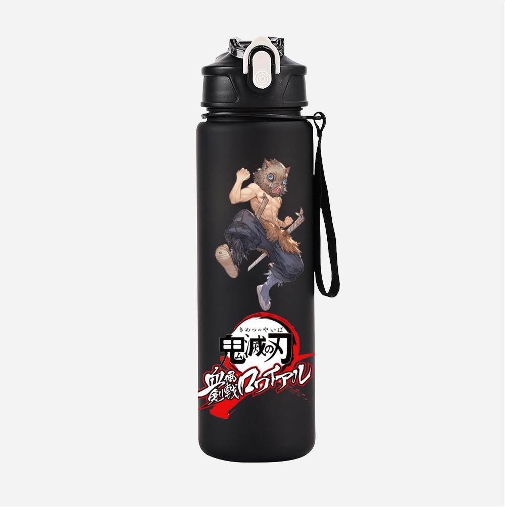 Anime Demon Slayer Printed Large Capacity Water Cup Demon Hunters Outdoor Portable Drinking Bottle for Boy Girl Gift