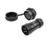 WEIPU SA28 Waterproof IP67 Connector M28 2 3 4 7 8 9 10 12 16 17 20 24 26 35 Pin Aviation Male Plug Back Nut Female Socket Panel