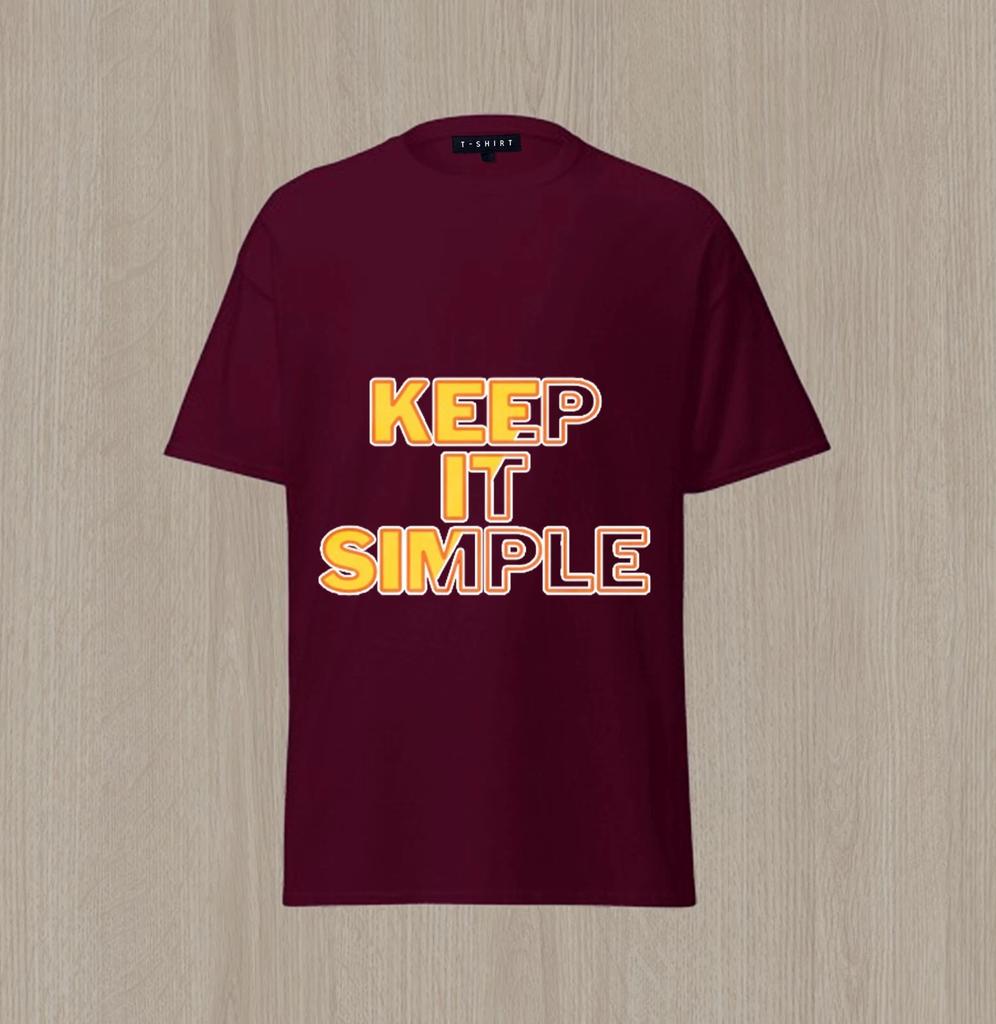 Custom Simply Life Graphic T-shirt Design Unisex Jersey Short Sleeve Tee