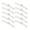 10pcs Handmade Chinese Frog Buttons Traditional Bead Embellished Fasteners Ethnic Clothing Accessories