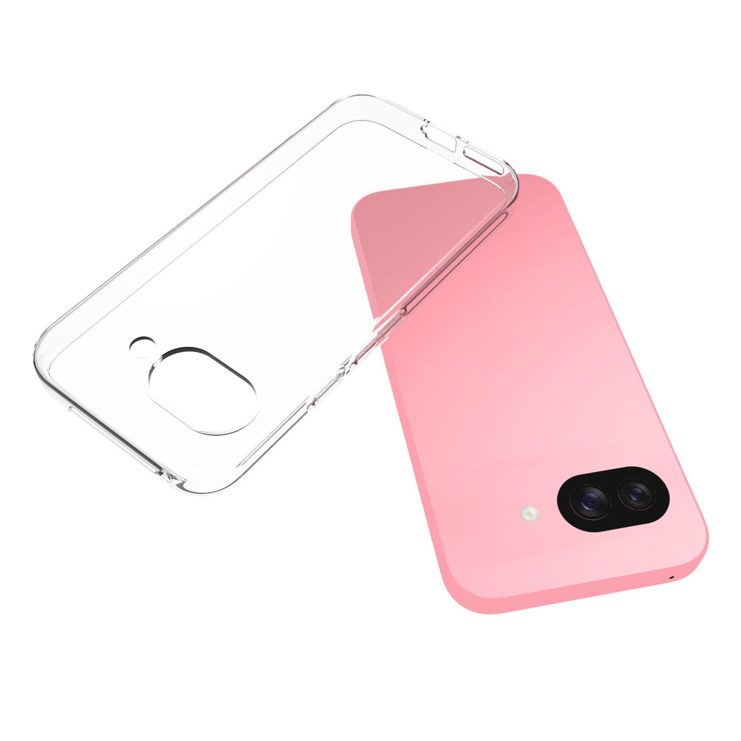 

10Pcs/Pack For Google Pixel 9a Clear Case Watermark-Free TPU Protective Cover A