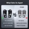 3D Printer Door Hinge Kit Replacement for Snapmaker U1 3D Printer 180 270 Degree Aluminum Alloy Door Hinge