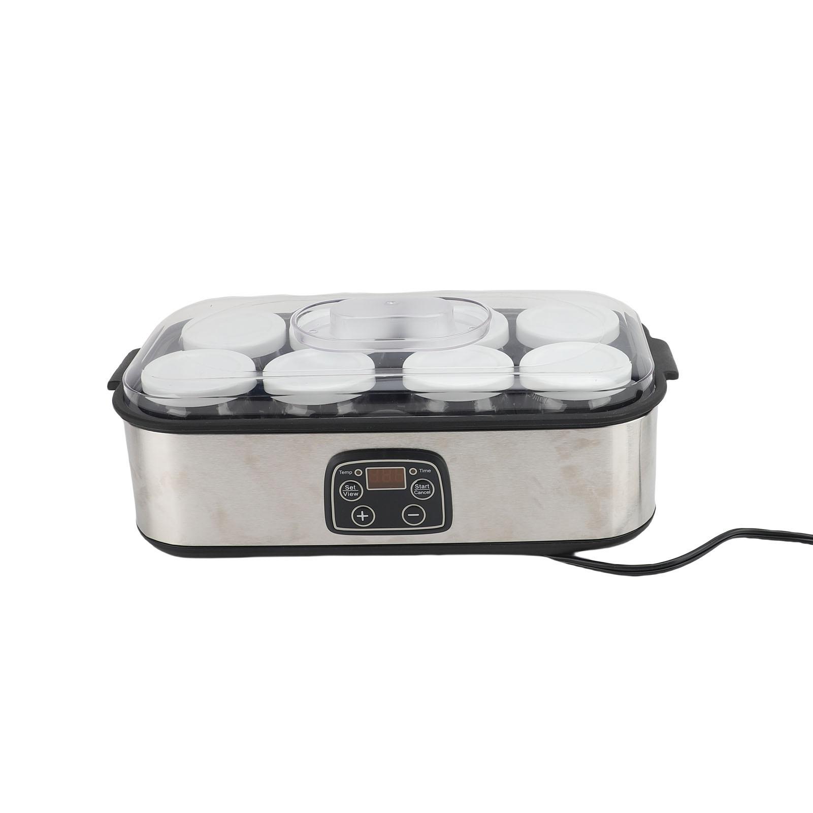 Yogurt Maker Adjustable Temperature Time Control
