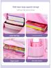 Lightweight Trolley Schoolbag for Primary School Girls - Large Capacity Backpack for Grades 1-6