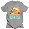 Yep I Talk To My Cats Graphic T Shirts Funny Cat Tshirt Black Oversize T-shirt Fashion Harajuku T-shirts Women Men Brand T-shirt