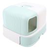 Cat Litter Box Anti Splashing Odor Resistant Stylish Look Enclosed Kitty Litter Box Cat Toilet for