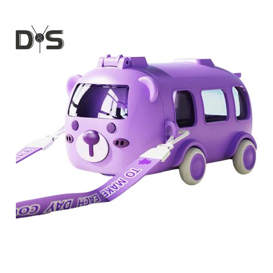 

Бутылка для воды Excavator для детей 500 мл герметичная мультяшная чашка с колесами регулируемый ремешок откидная крышка соломенная бутылка для воды для школы и улицы I