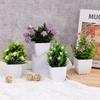 Künstliche Plastikpflanzen Bonsai Kleiner Baum Topf Kunstpflanze Topfblume Heim Zimmer Tischdekoration Garten Arrangement Ornamente