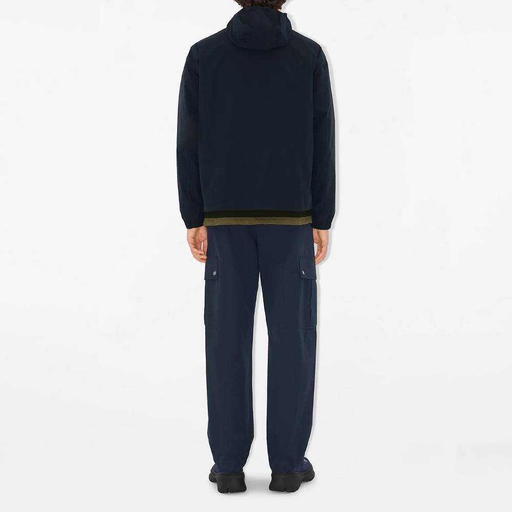 Burberry Logo Appliqué Hooded Jacket 81049131