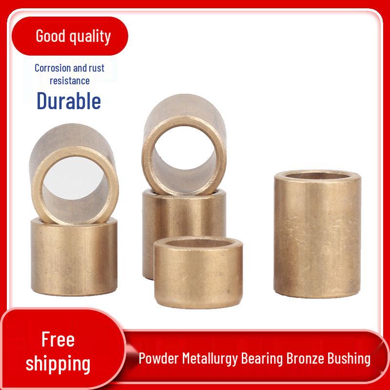 Oil-Impregnated Powder Metallurgy Copper & Brass Bearing Bushing Liner, Thin Wall, Inner Diameters: 28-60mm.
