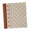 Retro Specialty Loose-Leaf Notebook Refill - Cappuccino Coffee Paper