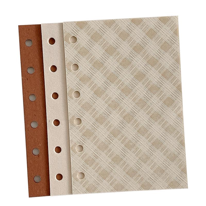 Retro Specialty Loose-Leaf Notebook Refill - Cappuccino Coffee Paper