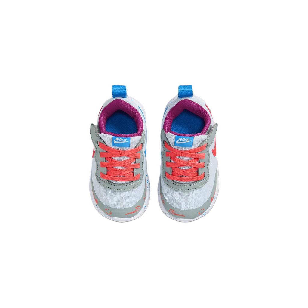 Nike Tanjun EZ Lil Comfortable Versatile Shock Absorbing Durable Low Top Walking Shoes Baby sneaker Gray Orange FD5379-400