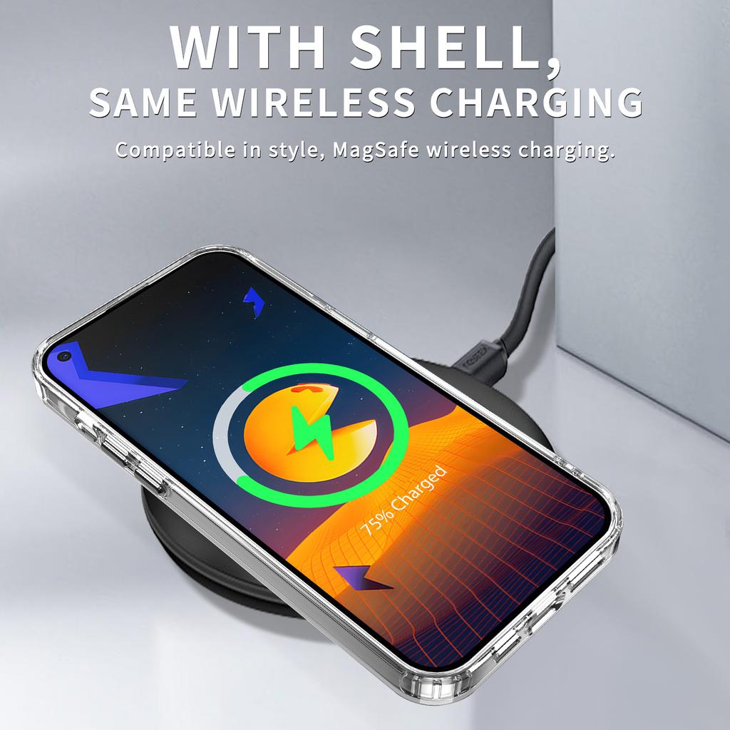 For OnePlus Nord 2 5G Case PC+TPU Impact Resistant Smart Phone Cover