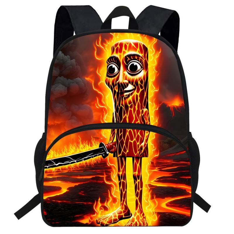 Zaino per Bambini con Stampa Cartone Animato Leggero Borsa Scolastica Studenti Elementari Tessuto Oxford Traspirante Anti-Sforzo Ergonomico