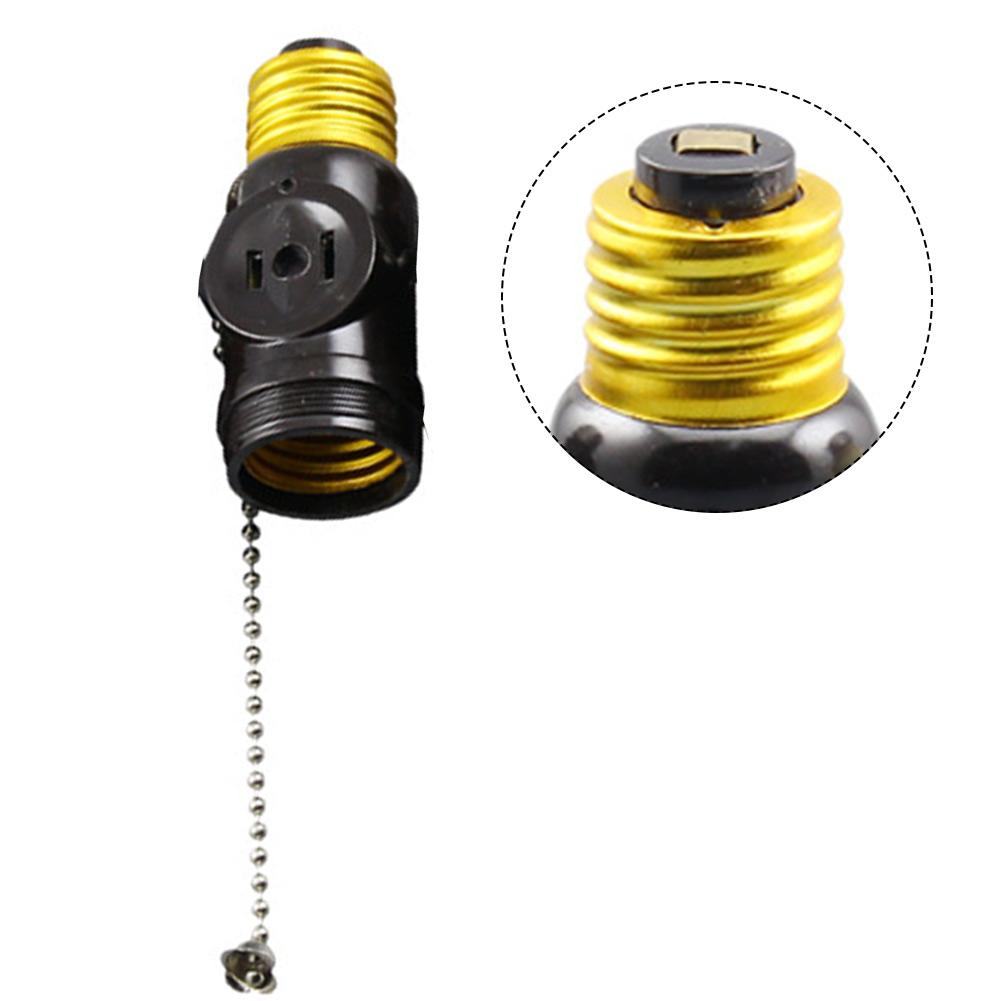 Living Room Bulb Socket To Plug Adapter Wall Plug-In With Switch Base Ac Outlet