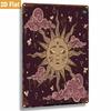Vintage Sun Moon Boho Metal Wall Art 20x30cm Home Decor Tin Sign