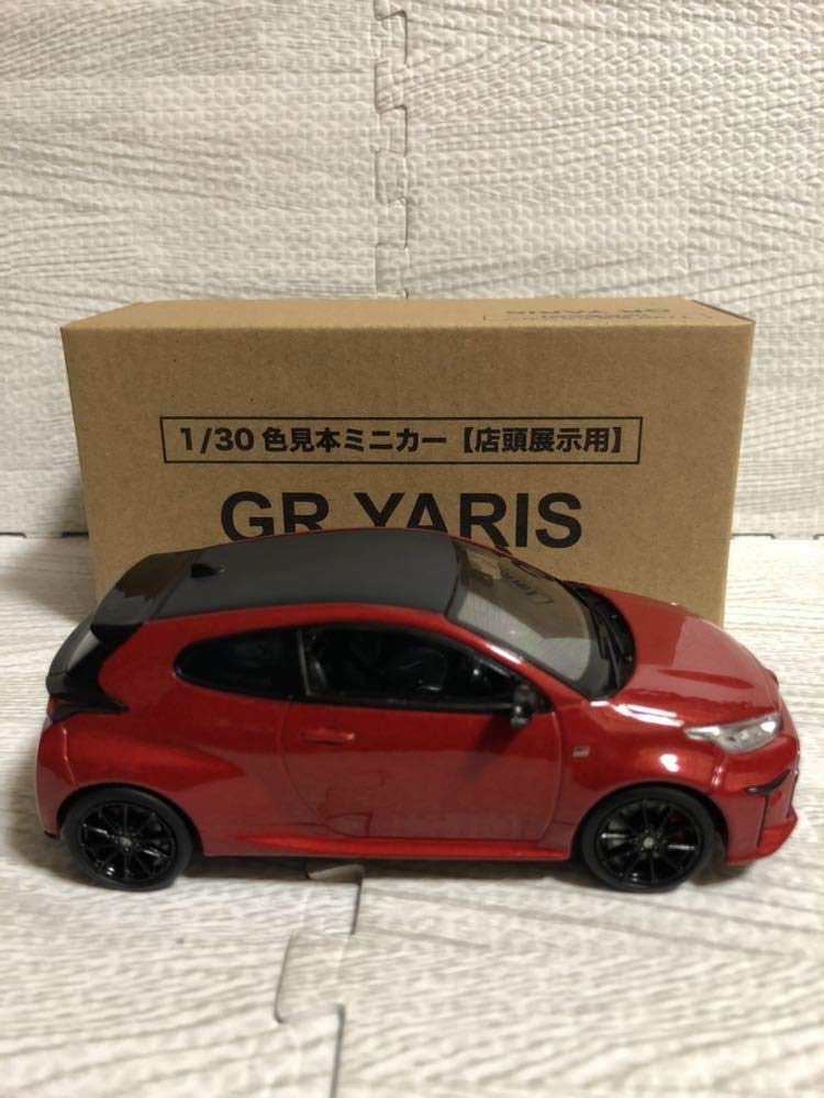 Toyota New Yaris GR YARIS Not for Sale Color Sample Minicar Emotional Red II 1/30