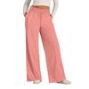 Women's Pants Fashion Casual Pants Solid Color Drawstring High Waist Pants With Pockets