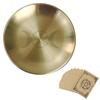 Pentagram Altar Ritual Burning Holder Plate 14cm Stainless Steel Burning Flat Bowl Multi-purpose Durable Candle Holder