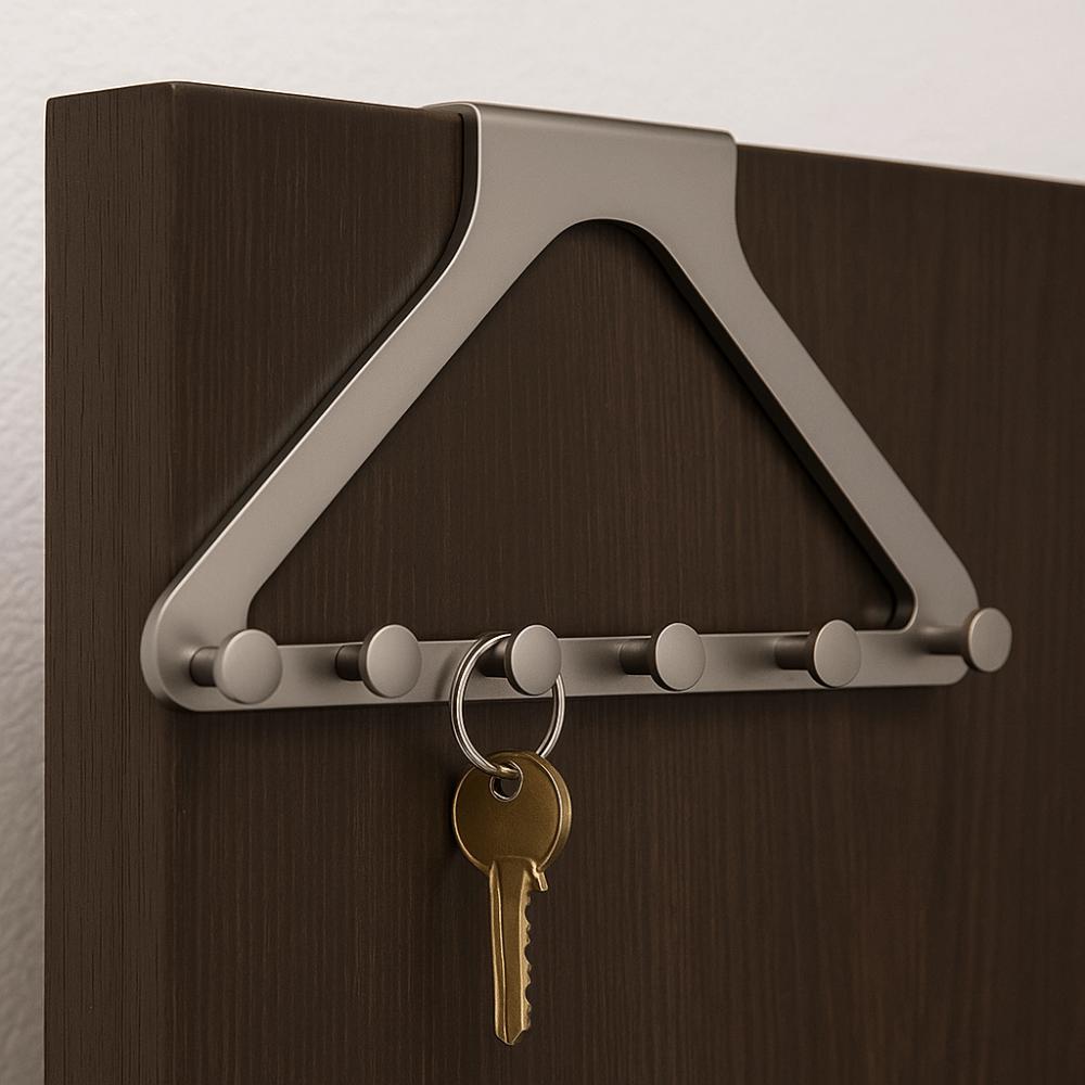 Rustproof Triangle Door Hook Stable Door Back Clothes Hook Clothes Coat Storage Hook Closet