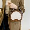 Fashionable Small Handbag For Women Unique Design Trendy Round Crossbody Bag