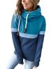 Sweat à capuche décontracté pour femme style européen-américain Automne/Hiver 2024