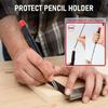 2.8mm Lead Deep Hole Marking Pencil Protective Case Carpenters Marking Pencil  DIY Tools