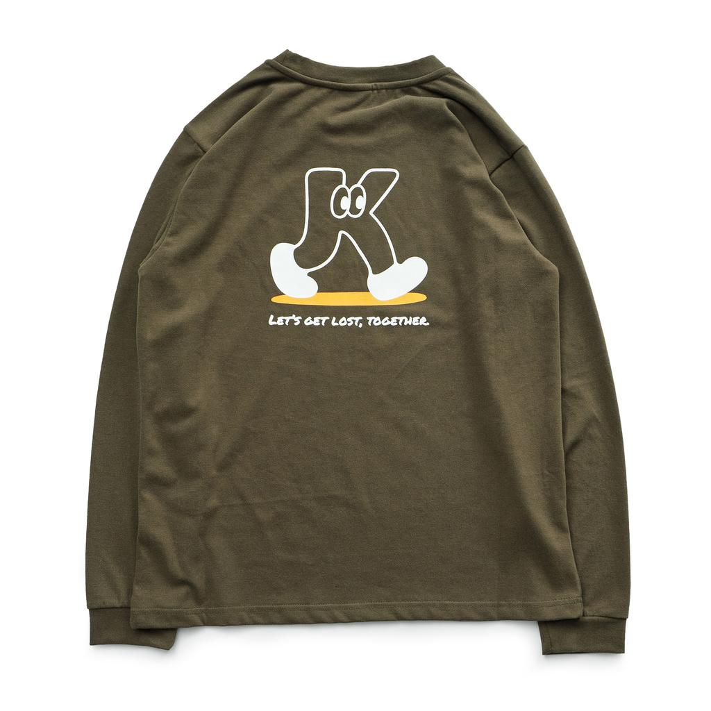KITRAVEL Walking K Graphic T-Shirt (Olive)
