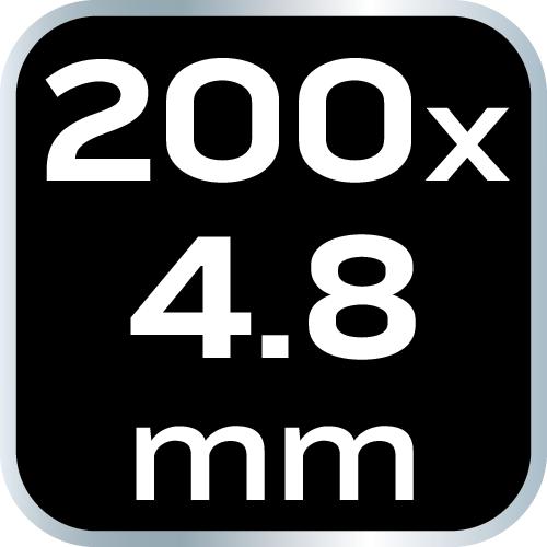 EXTREME Black Cable Ties Set 75 Pcs.