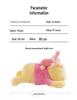 Entzückendes liegendes Bären-Plüschkissen - Ferkel & Winnie Puuh Puppe für Kinder und Mädchen